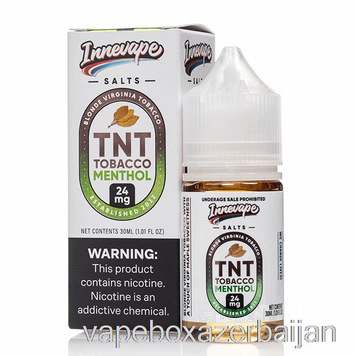 Vape Baku TNT Tobacco Menthol SALTS - Innevape E-Liquids - 30mL 24mg